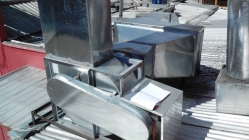 Ventilador con filtro de carbón activado para grasas y olores